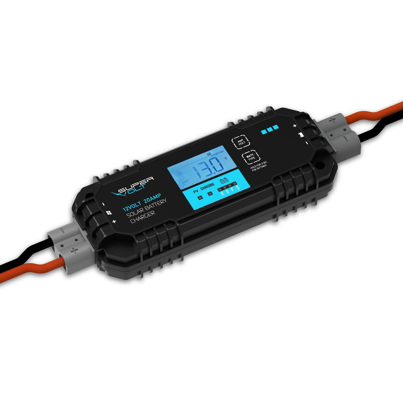 Supervolt PWM Solarregler 20 A – Anschlüsse