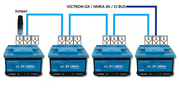 Supervolt VE.Can Adapterkabel für Victron