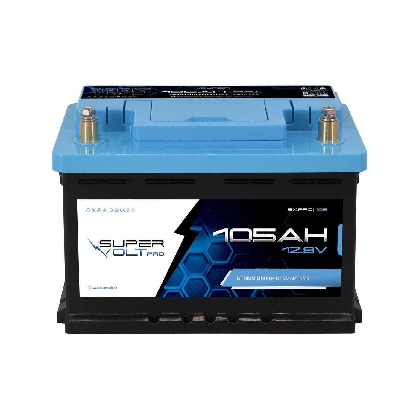 Supervolt Pro 105 Ah – DIN-Gehäuse