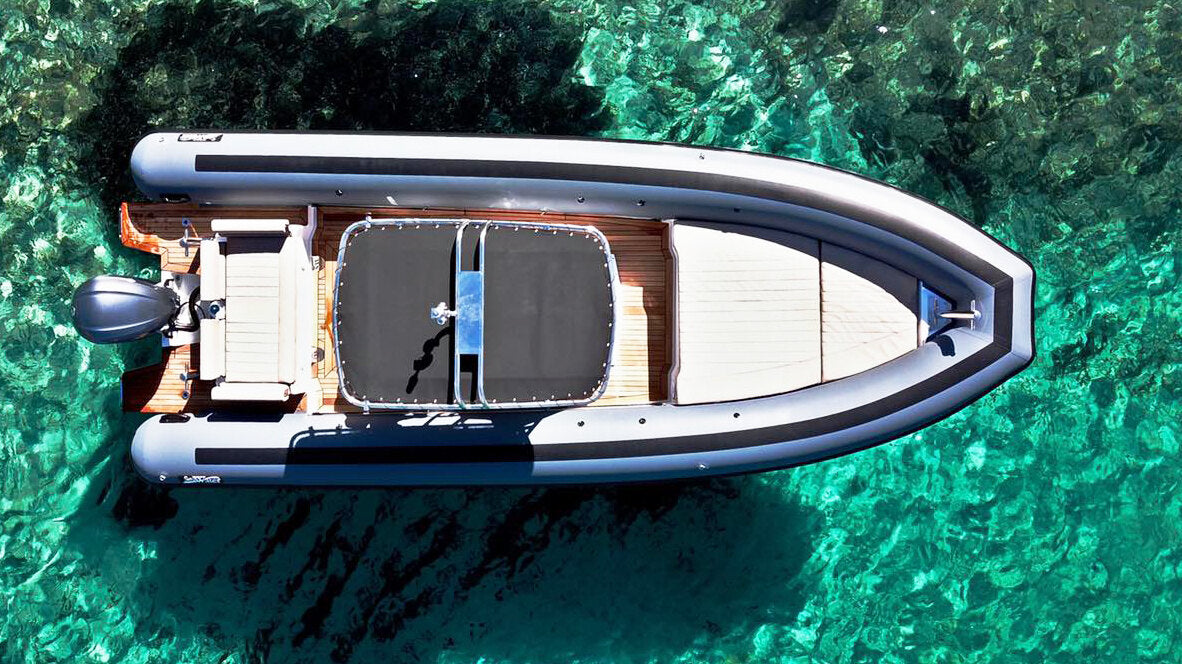 Deck des Sea Water Phantom 260, Luftaufnahme