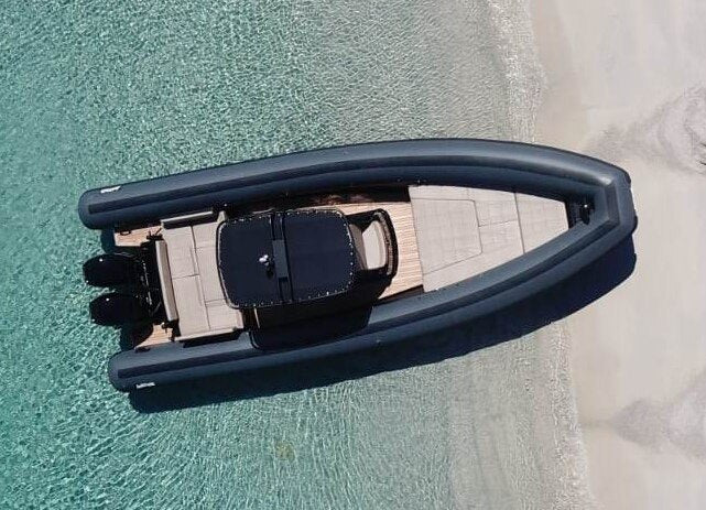 Deck des Sea Water Phantom 280 aus der Vogelperspektive