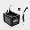 BOXIO WASH PLUS mobiles Waschbecken mit Dusche