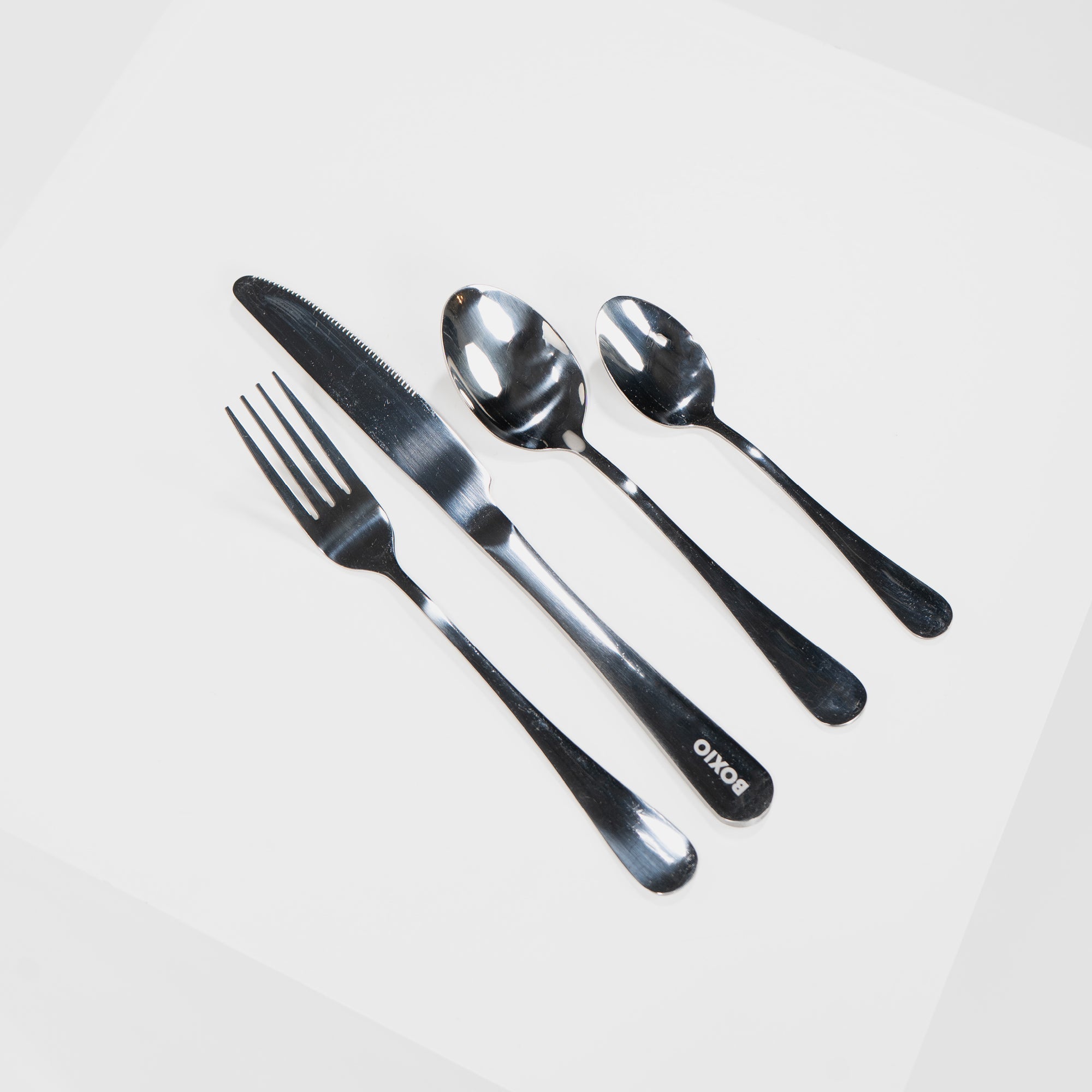 BOXIO EAT Campingbesteck-Set aus Edelstahl