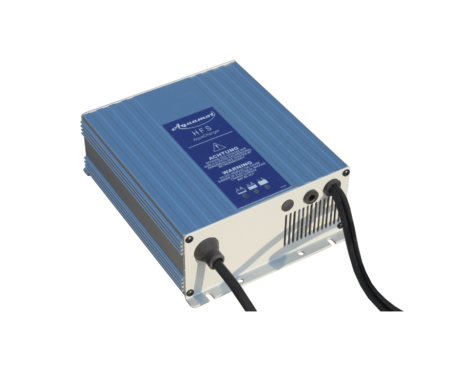 Aquamot HFS-Ladegerät, Gehäuse mit Anschlusskabel