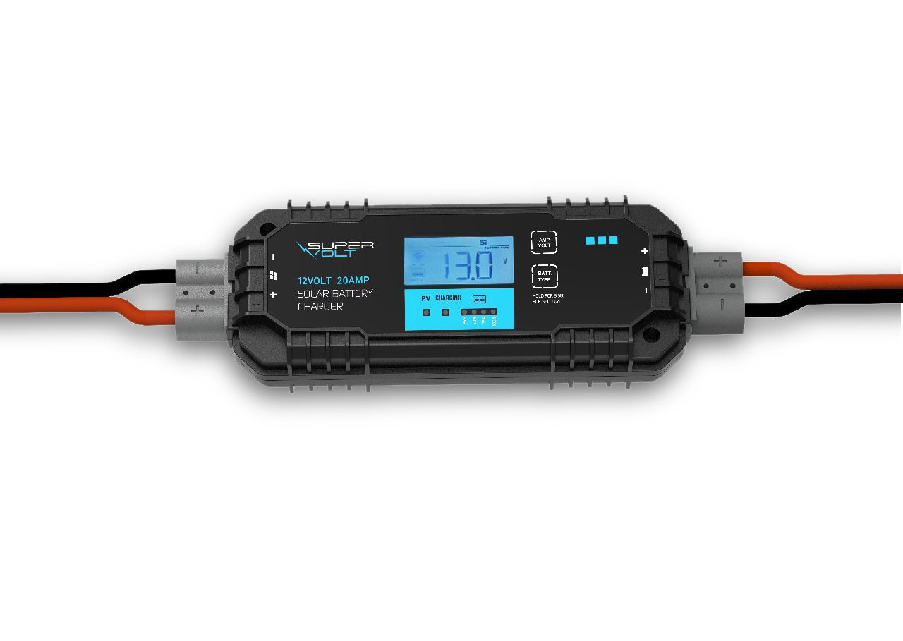 Supervolt PWM Solarregler 20 A – Detail