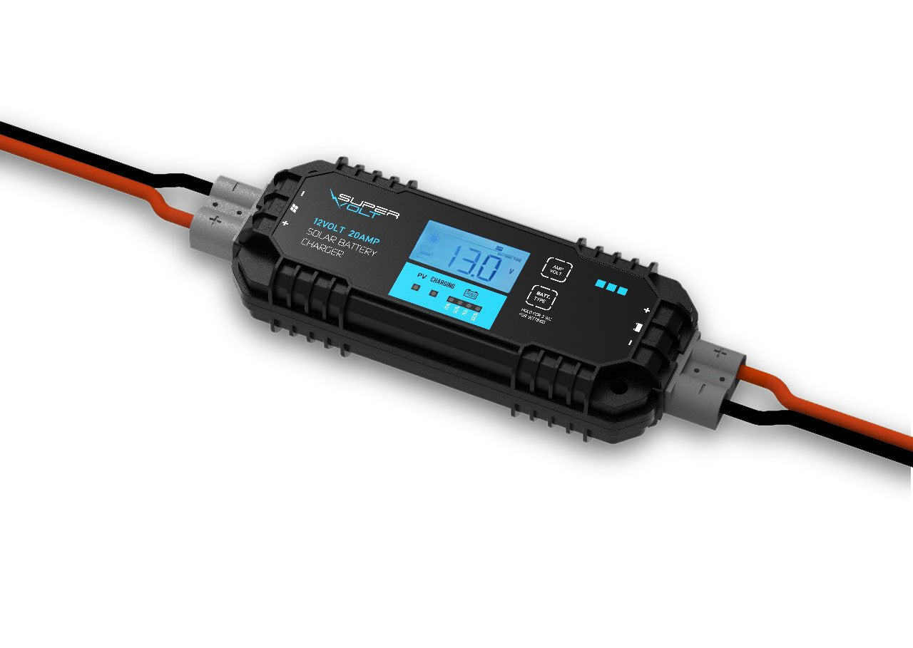Supervolt PWM Solarregler 20 A – Detail
