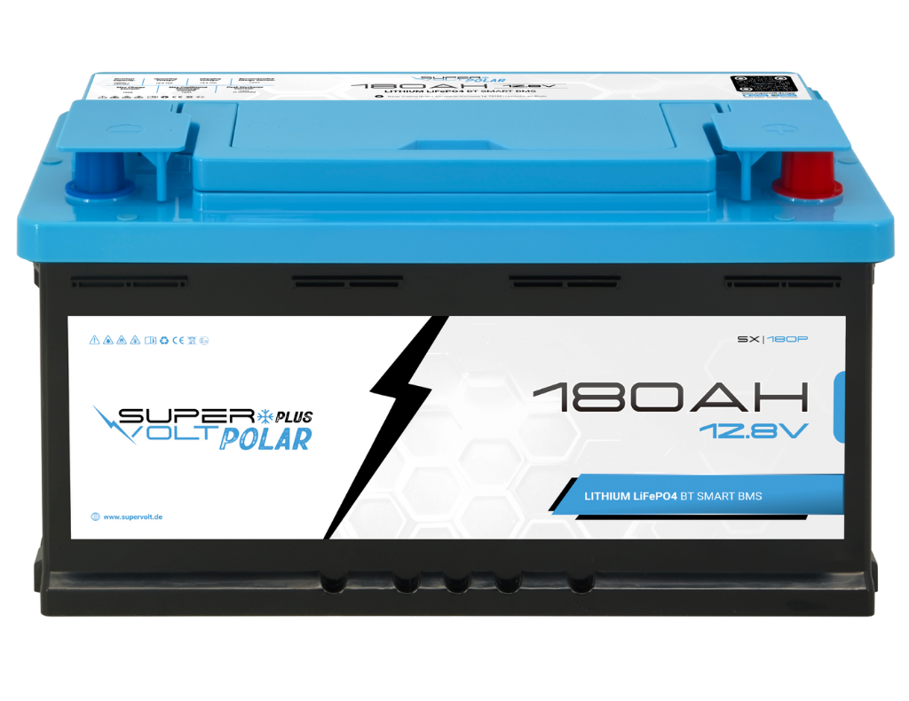 Supervolt Polar 180 Ah LiFePO4 Batterie mit Heizung