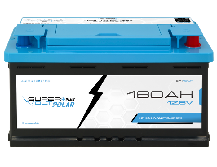 Supervolt Polar 180 Ah – LiFePO4 12,8 V mit Heizung und Bluetooth