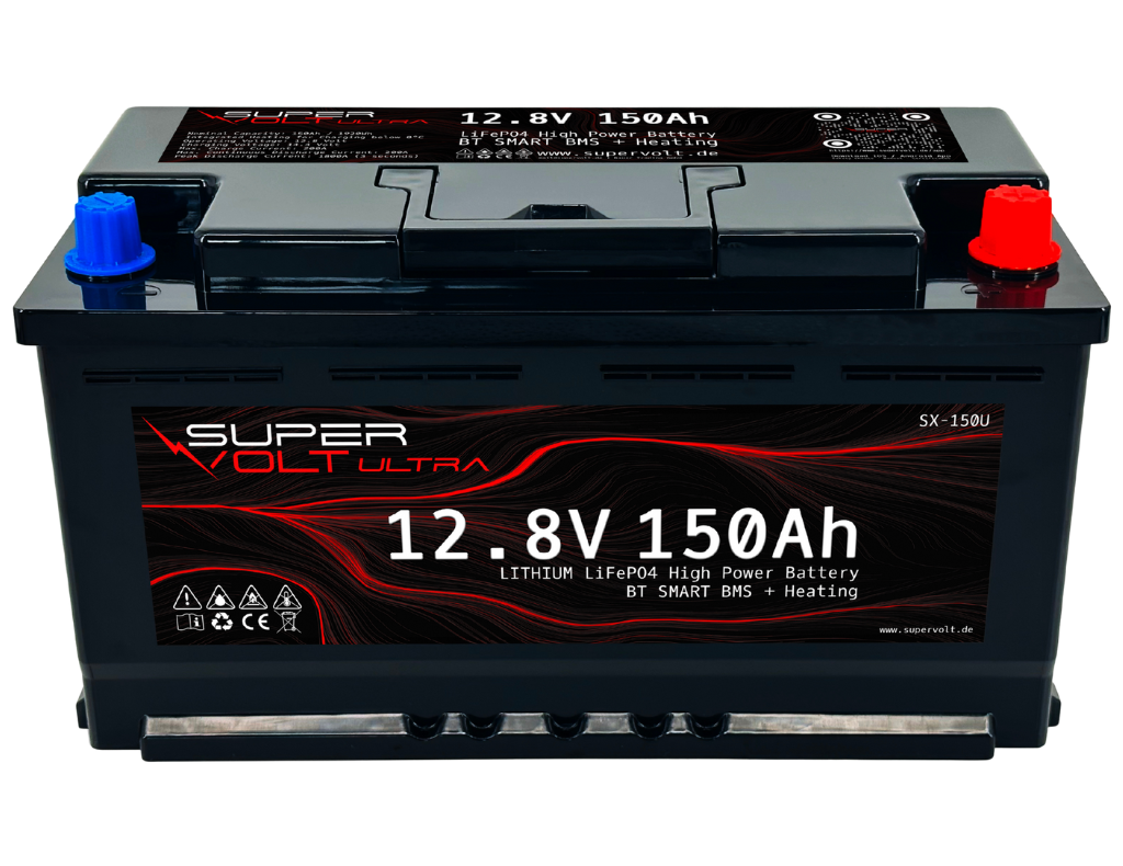Supervolt Ultra 150 Ah LiFePO4 Hochstrombatterie