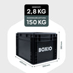 BOXIO TOILET Trenntoilette geöffnet mit Trenneinsatz